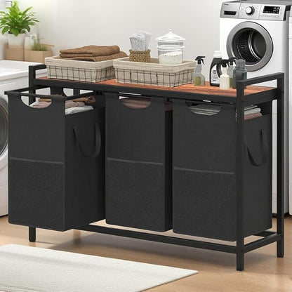 Heybly Laundry Hampers, 3 × 12.5 Gal Laundry Basket - Image 2