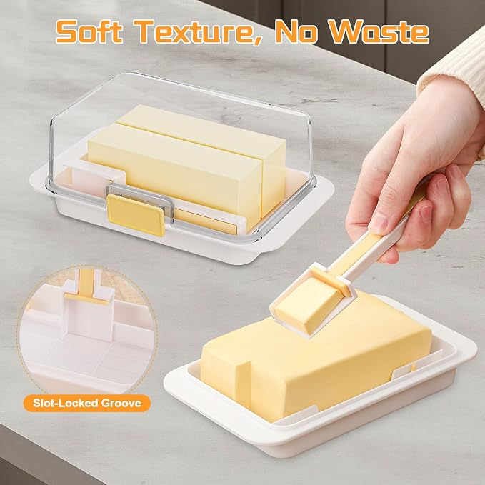 White Airtight Butter Dish - Image 5