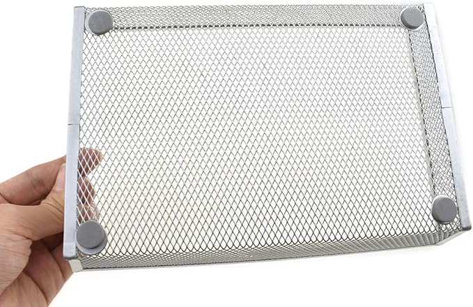 HAHIYO Stackable Mesh Tray Cup 9 x 6 x 2 inches Sturdy Container - Image 7