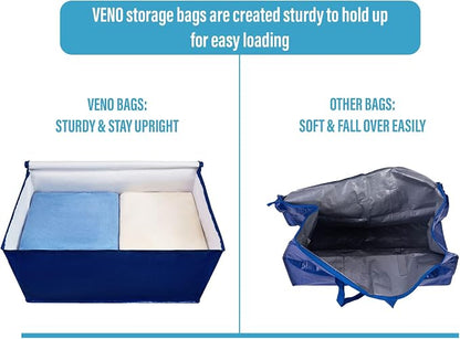 VENO 2 Pack Moving Bags and Large Christmas Decoration Storage Bins - Image 6