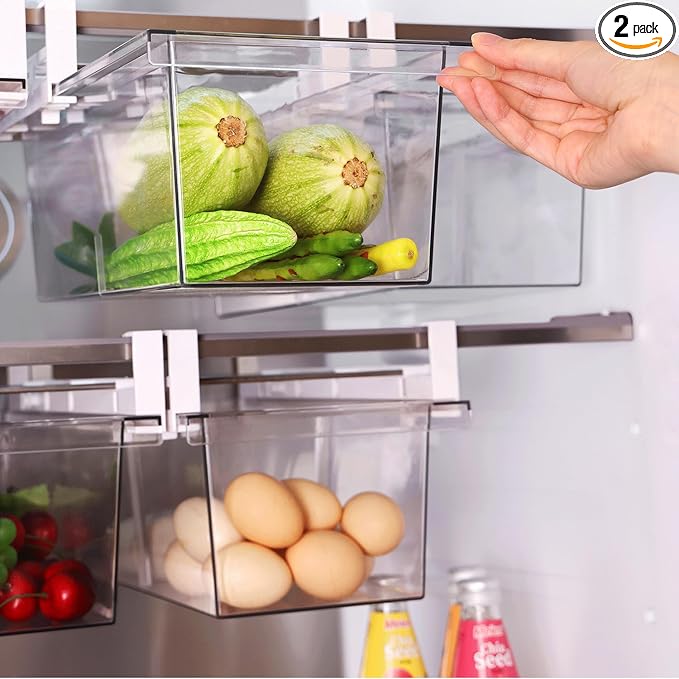 Yatmung 2 Pack Extra-Large Deli Drawer Organizer by Yatmung