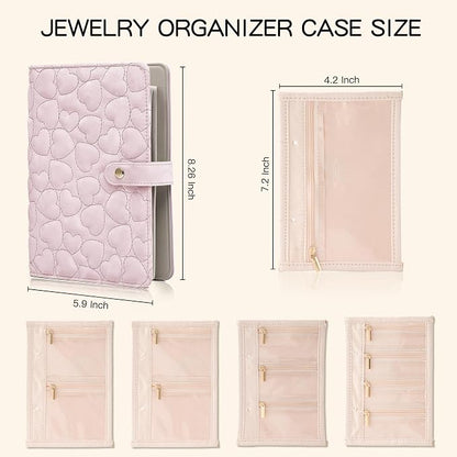 Travel Jewelry Organizer Case, Jewelry Storage Roll Bag - Image 4