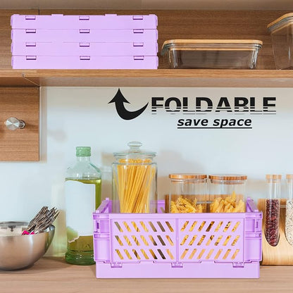 Tixill 2-Pack Mini Foldable Plastic Baskets - Image 3