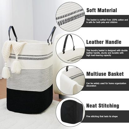 danpinera 75L Woven Laundry Hamper - Image 3