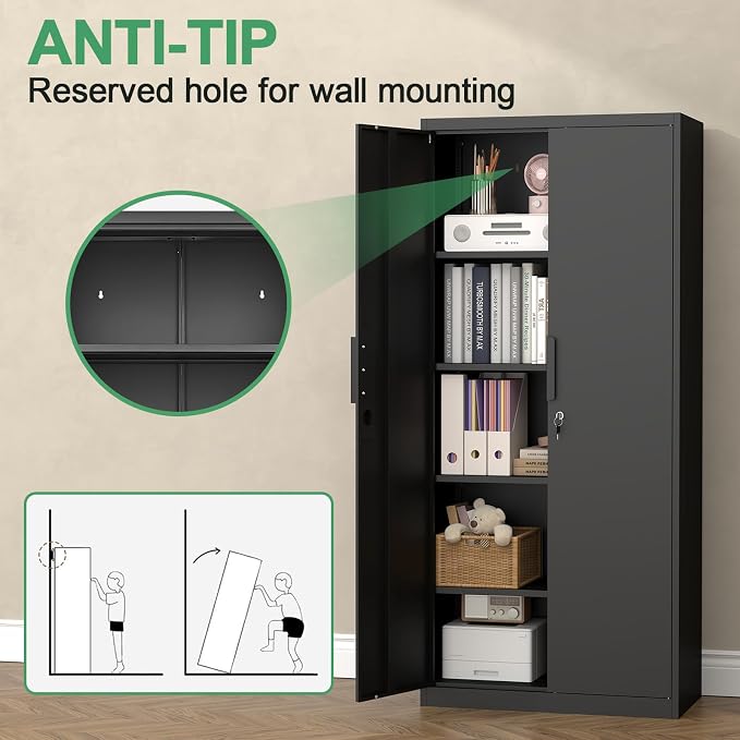 Metal Garage Storage Cabinets, Heavy Duty Organizer - Image 5