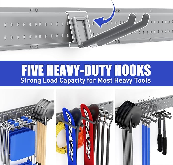 Garage Tool Organizer Wall Mount 96 inches - Image 5