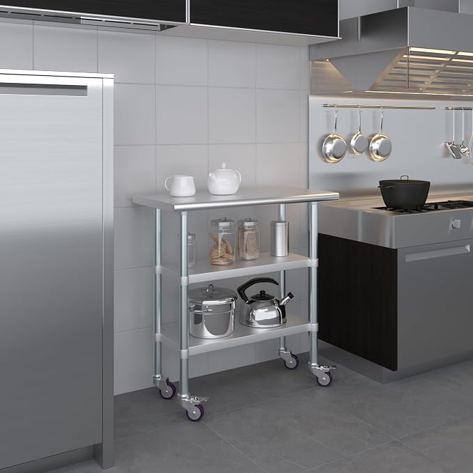 AmGood Stainless Steel Work Table - Image 9
