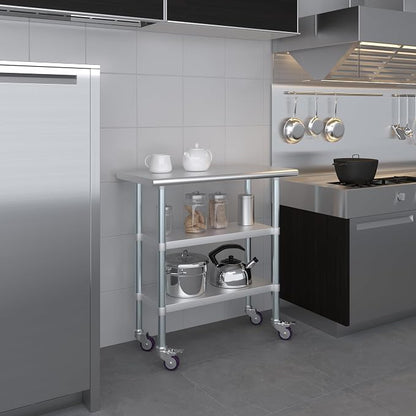 AmGood Stainless Steel Work Table - Image 9