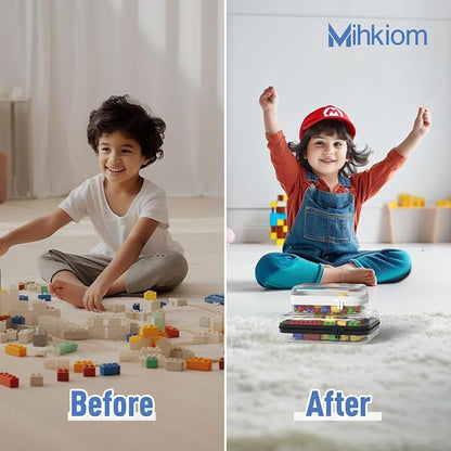 2Pcs Clear Hard Shell Zipper Case, Craft - Image 6