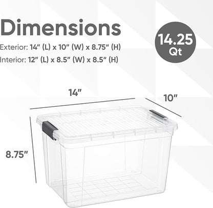 Superio Clear Storage Bins - Image 2