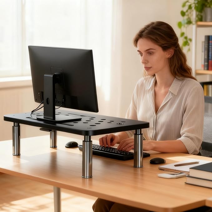 Monitor Stand Riser with Drawer - Image 6