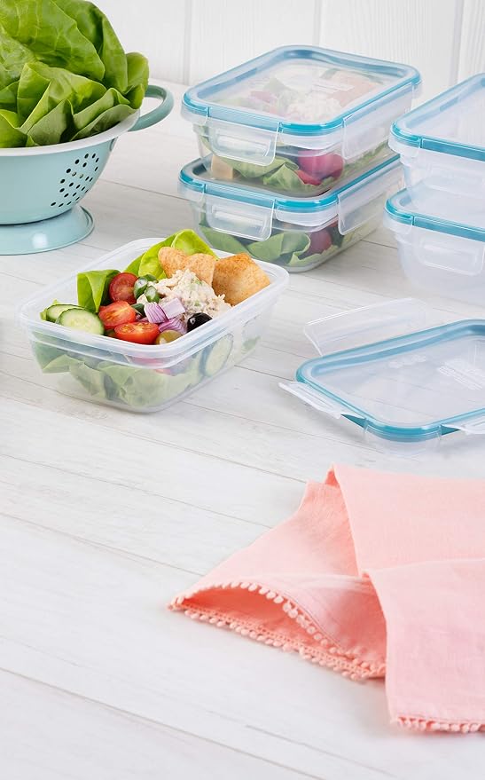 Snapware Total Solution 5-Pack Plastic Food Storage Containers Set, Leakproof & - Image 4