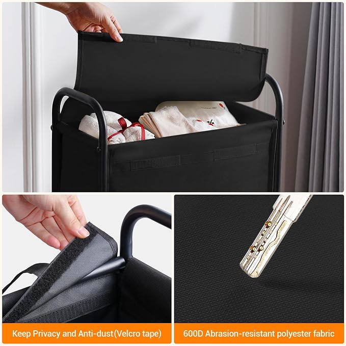 ELYKEN Slim Laundry Hamper - Image 5