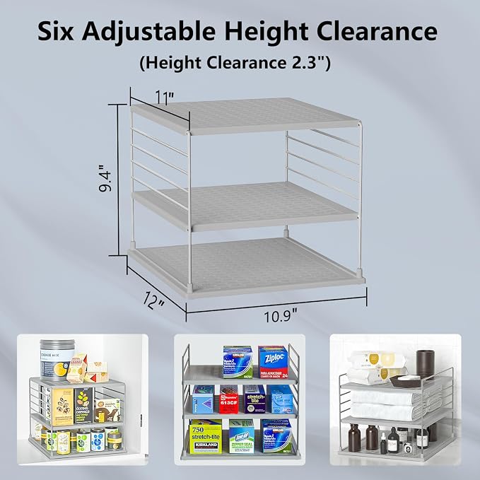 Upgraded Pantry Organizers and Storage- Divided Compartment Holder - Image 3