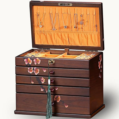 Vintage Wooden Jewelry Boxes by WelcometotheXloverise