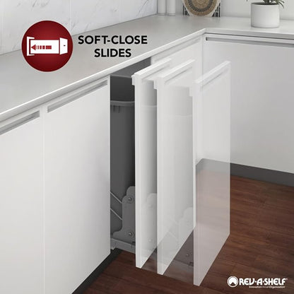 Rev-A-Shelf Kitchen Cabinet Pullout Wall Filler Wooden Organizer Slide Out - Image 5