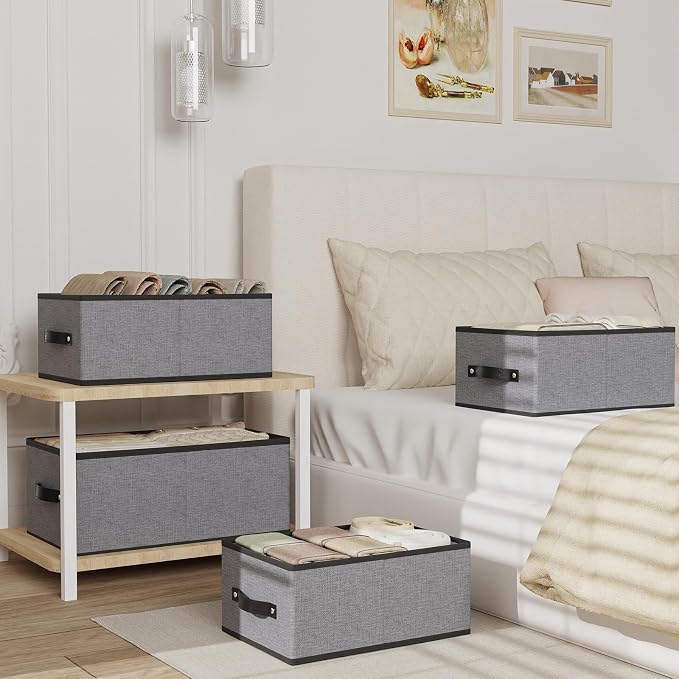 Foldable Storage Boxes, Fabric Storage Baskets - Image 3