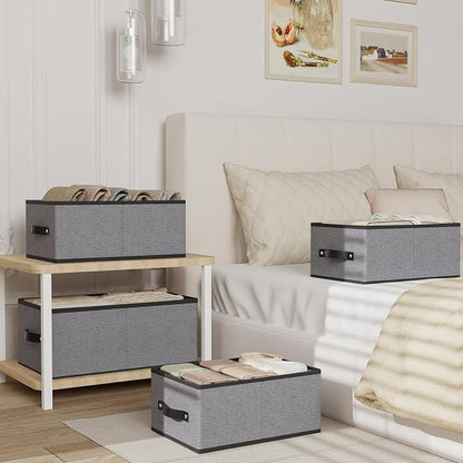 Clothing Storage Bins, 16.1 × 9.8 × 6.5 Inch Storage Cubes - Image 3