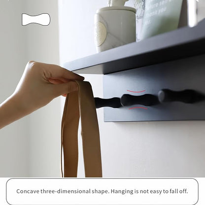 Entrance Coat Rack ，Coat Hooks, Wall-Mounted Wooden Hook Rack, Wall-Mounted - Image 5
