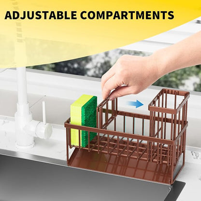 Cisily Kitchen Sink Caddy, Sponge Holder - Image 5
