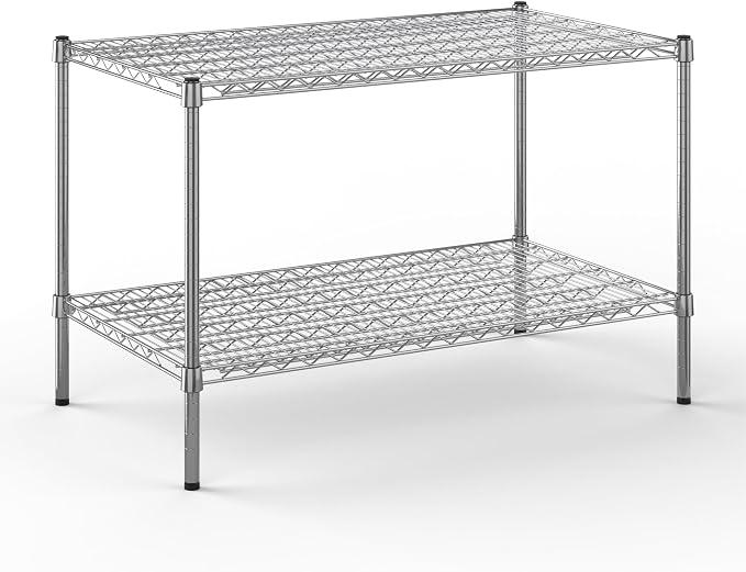 24" Deep x 42" Wide x 27" Height Wire Shelving Kit | 2-Tier | NSF Commercial by Regal+Altair