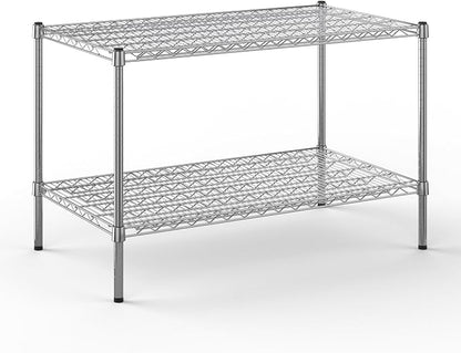 24" Deep x 42" Wide x 27" Height Wire Shelving Kit | 2-Tier | NSF Commercial by Regal+Altair