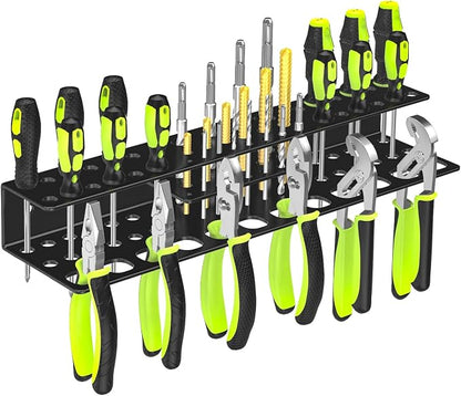 Screwdriver Holder Wall Mount, Heavy Duty Metal Utility Bit Organizer by TUSPEU