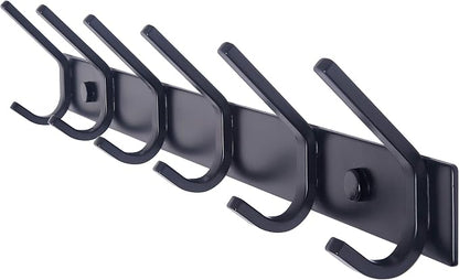WEBI Coat Rack Wall Mounted, 17-1/8 Inch Hooks by WEBI