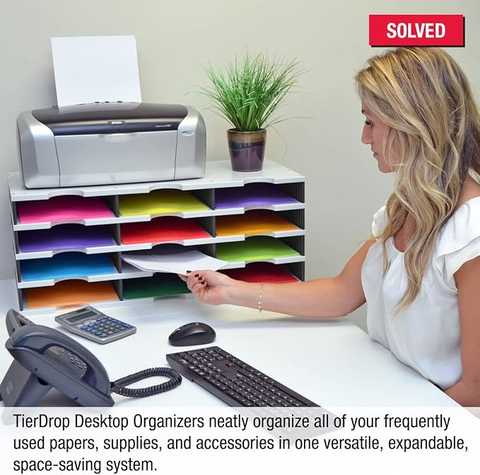Ultimate Office TierDrop Desktop Organizer Document, and Classroom Sorter. 12 - Image 3