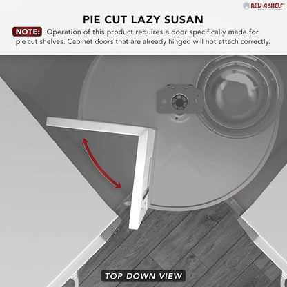 Rev-A-Shelf 2 Tier Pie-Cut Lazy Susan - Image 6
