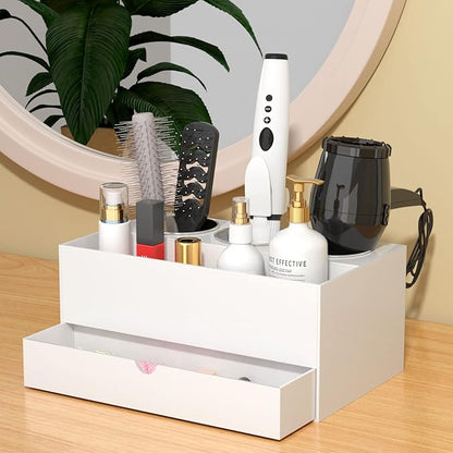 NIUBEE Hair Tool Organizer, Bathroom Countertop Blow Dryer Holder, Vanity Caddy - Image 2
