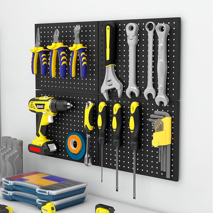 Peg Board, 4 Pack Metal Pegboard Panels - Image 2
