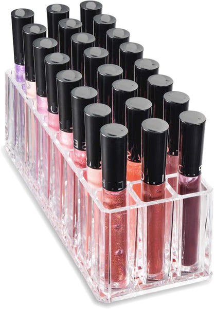 BY ALEGORY Acrylic Lip Gloss Organizer Makeup Storage Organization Refillablle - Image 2