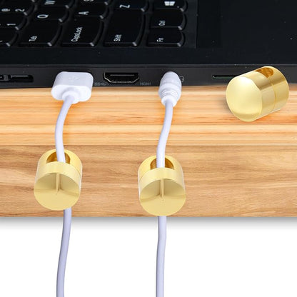 6 Sets Charger Holders for Cords, Adhesive Metal Cord Clips, Cable Management - Image 6