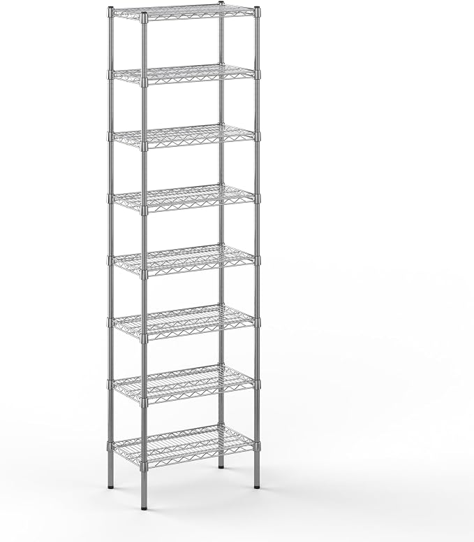 14" Deep x 24" Wide x 86" Height Wire Shelving Kit | 8-Tier | NSF Commercial by Regal+Altair