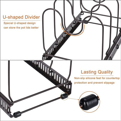 Toplife Pots and Pans Organizer Rack - Image 5