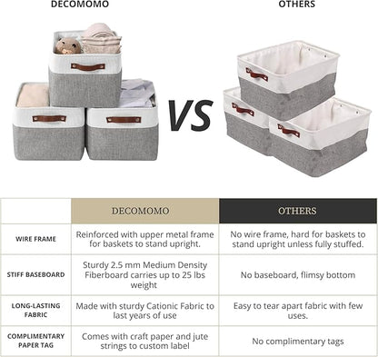 DECOMOMO Storage Baskets for Shelves - Image 6