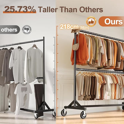 HOKEEPER Z Rack for Clothing Heavy Duty Clothes Rack Hold 550 LBS Commercial - Image 8