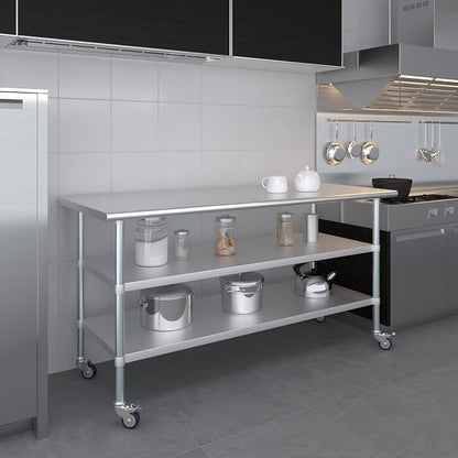 AmGood Stainless Steel Work Table - Image 7