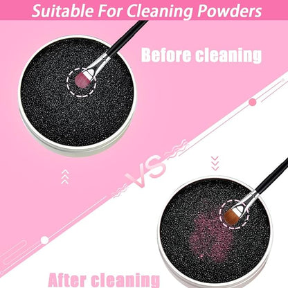 TailaiMei 2 Pack Color Removal Cleaner Sponge, Quickly & Easily Clean Makeup - Image 3
