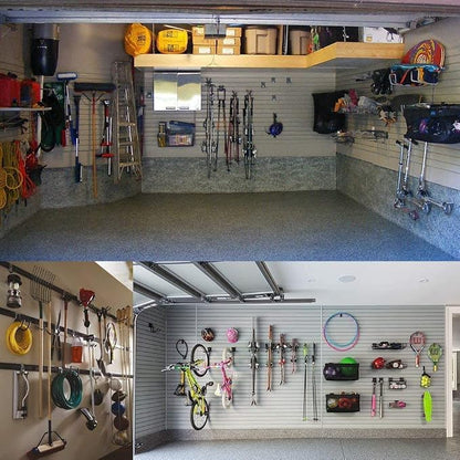Garage Hooks, 12 Pack Wall Storage Hook Includes 2 Extension Cord Holder - Image 7