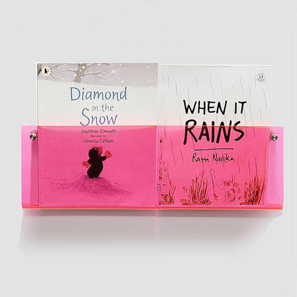 ROYALITA 2-Pack Acrylic Magazine Holder Brochure Holder, Fashion Hanging - Image 4