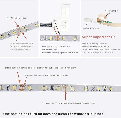 SENSKY Cabinet Lighting Kit Flexible LED Strip Lights Kit - Image 7