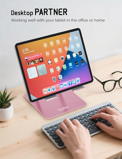 Tablet Stand Holder for Desk, Adjustable Desktop Tablet Holder, Foldable - Image 4