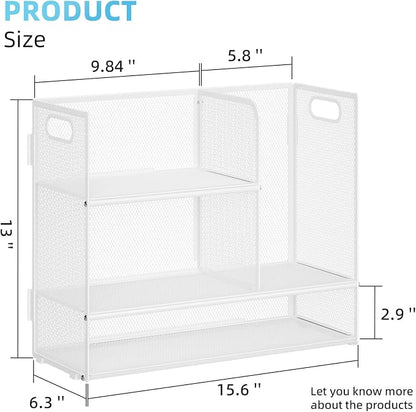 Marbrasse 3-Tier Desk Shelf Organizer - Image 3