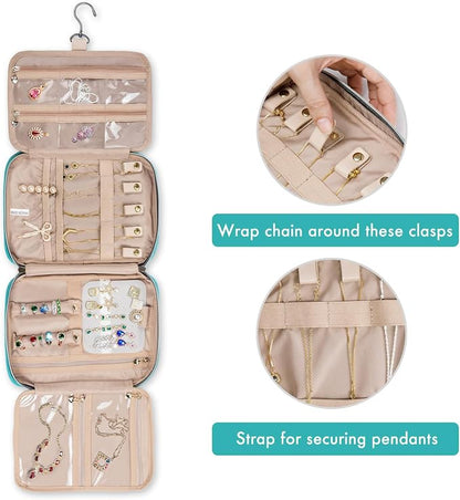 SFYBYHEART Travel Jewelry Organizer Case, Jewelry Travel Bags - Image 4