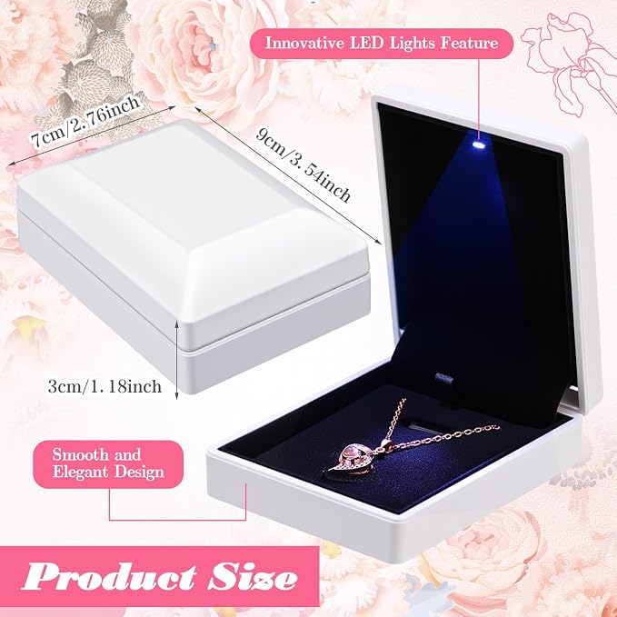 Landical 10 Pcs Pendant Necklace Box - Image 2