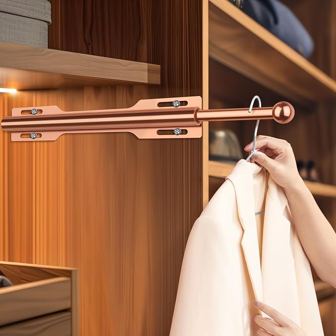 FIRJOY 12" Valet Rod for Closet Pull Out - Image 6