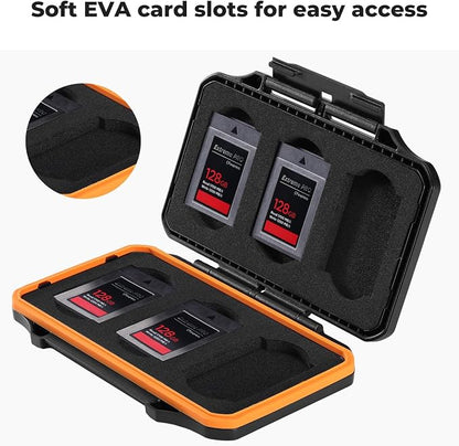 K&F Concept 6 Slots XQD Cfexpress Type-B Card Holder, Water-Resistant Memory - Image 4