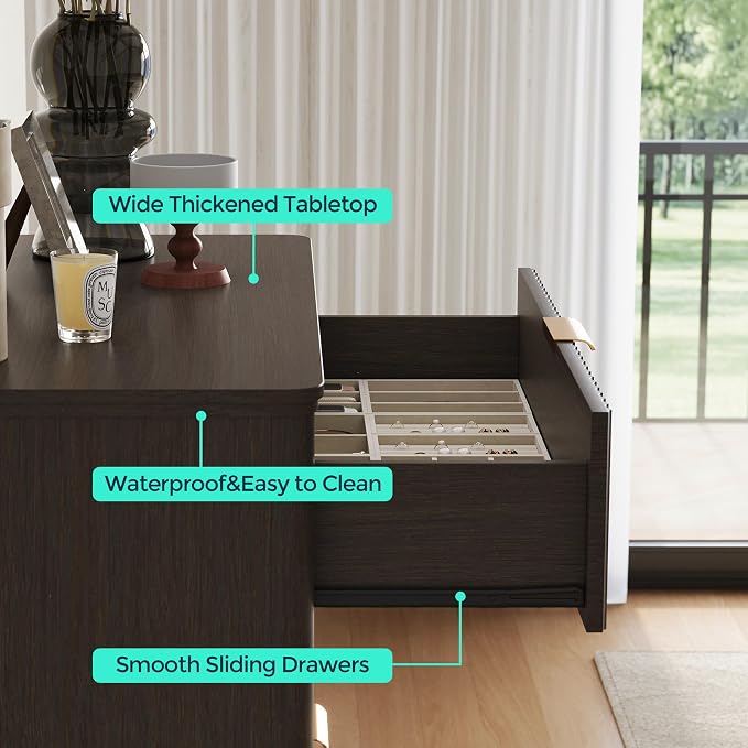 LINSY Fluted Dresser for Bedroom - Image 8